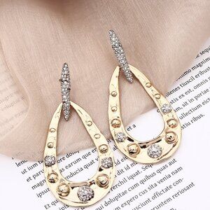 Alexis Bittar Pav�� Teardrop Stud Earrings